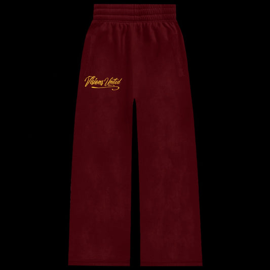 Visions United Burgundy Sweatpants